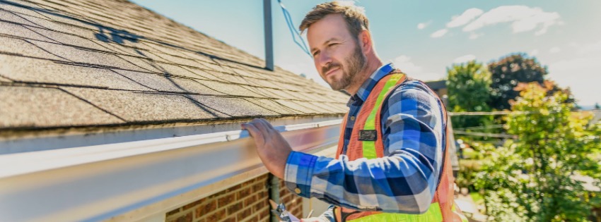 Professional roof inspection by expert team